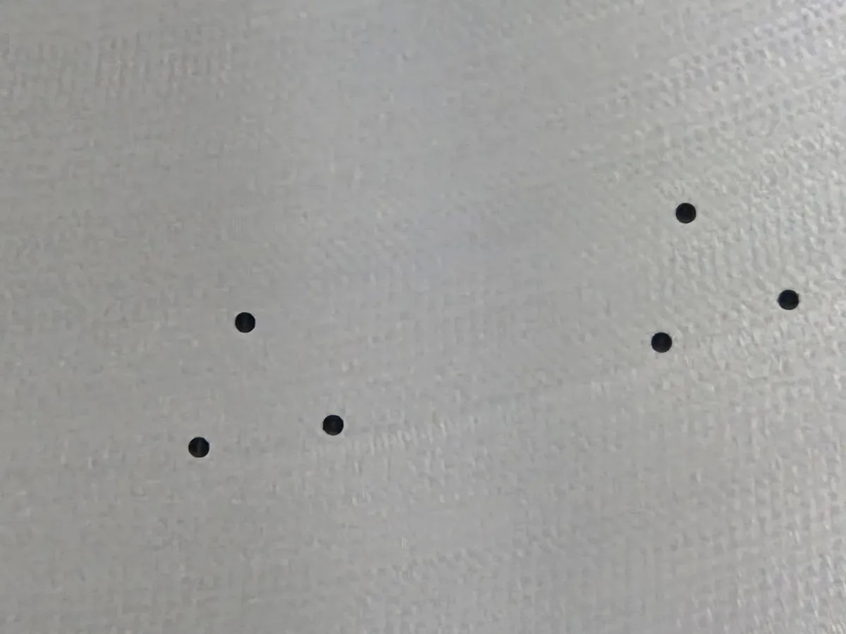 Shower Head 표면 접사 — 입고 (가공 결)